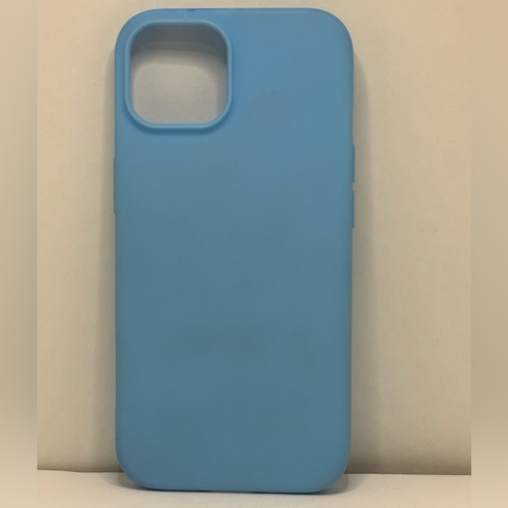 iPhone 15 Blue Silicone Phone Case